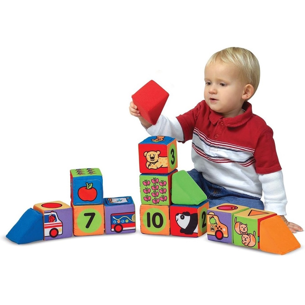 Colorful Soft Building Blocks for Kids